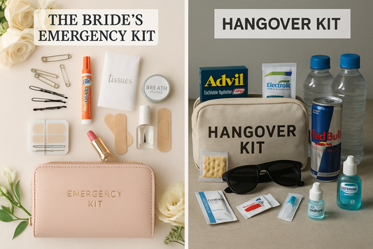 The Bride’s Emergency Kit vs. The Hangover Kit: What’s the Difference?