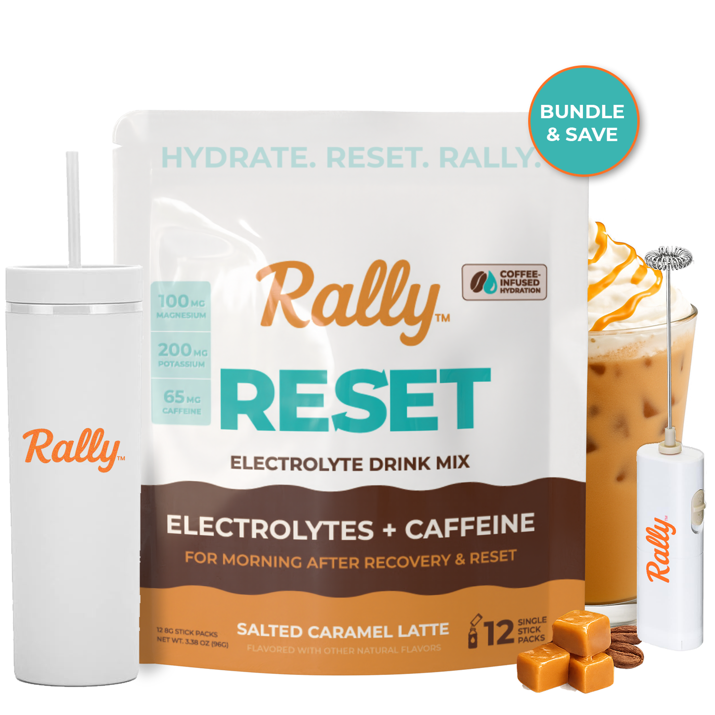 Rally Reset™ — Salted Caramel Latte Hangover Hydration Bundle