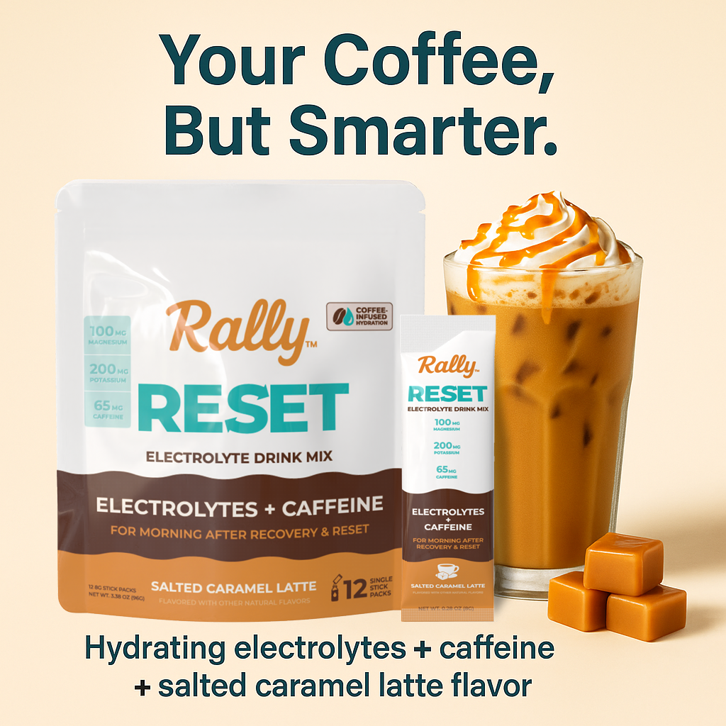 Rally Reset™ — Salted Caramel Latte Hangover Hydration Bundle