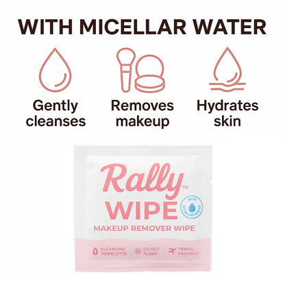 Rally Wipes™ Makeup Remover Wipes