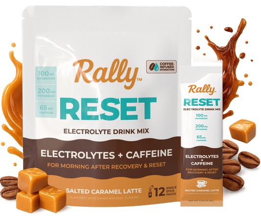 Rally Reset™ — Coffee-Flavored Hangover Hydration