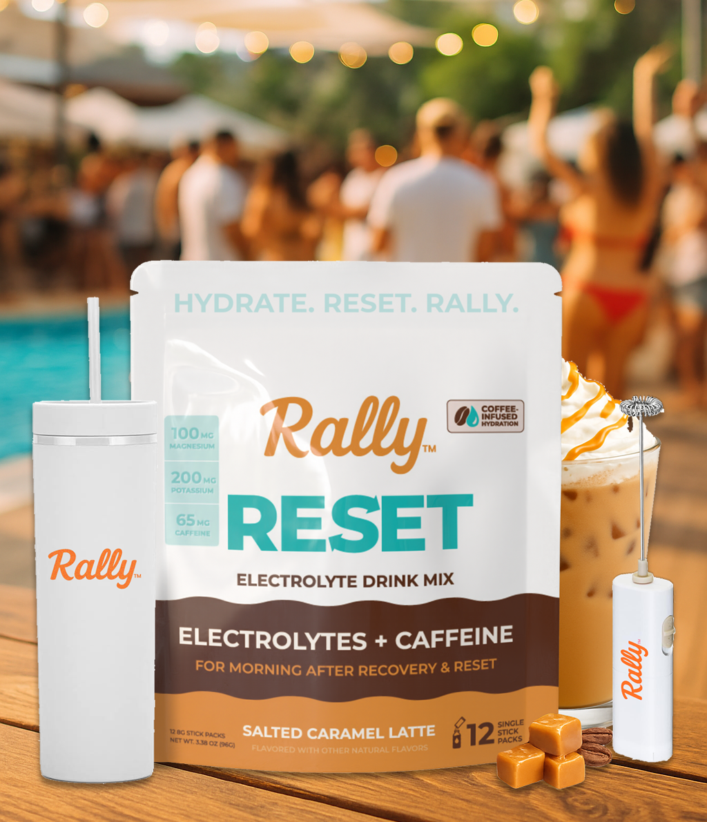 Rally Reset™ — Salted Caramel Latte Hangover Hydration Bundle