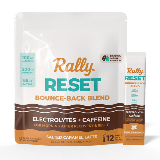 Rally Reset™ — Coffee-Flavored Hangover Hydration